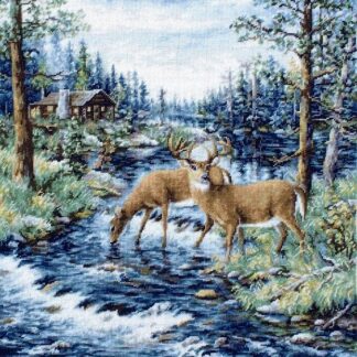 Набір для вишивання хрестиком G606 Тихий ранок гобелен (9299714)