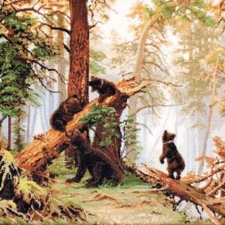 Набір для вишивання хрестиком B452 Ранок у сосновому лісі (9255206)