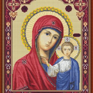 Набір для вишивання хрестиком B446 Казанська Божа Матір (9258312)
