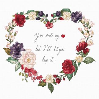 Набір для вишивання хрестиком B1163 Серце (9267390)