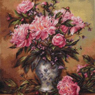 Набір для вишивання хрестиком B543 Ваза з півоніями (B543)