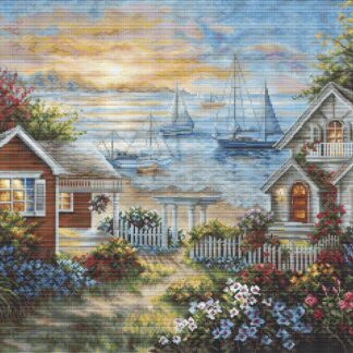 Набір для вишивання хрестиком B619 Тиха набережна (B619)