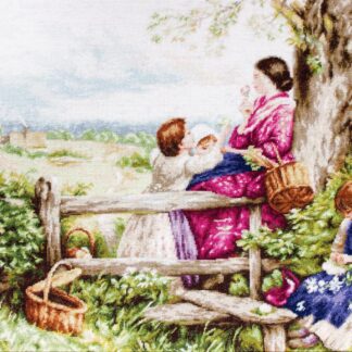 Набір для вишивання хрестиком Весняні квіти (B562)