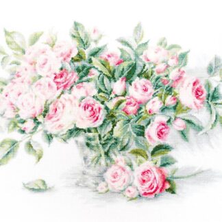 Набір для вишивання хрестиком B2286 Букет чайних троянд (9260526)