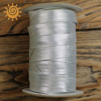 Коса бейка 12 мм, сірого кольору