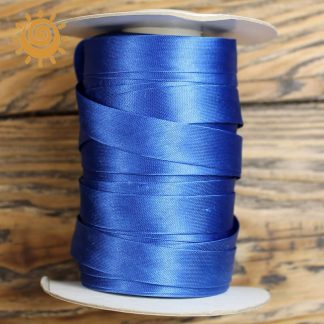 Коса бейка 12 мм, синього кольору