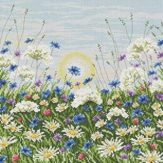 М-0274 "Світанок нового дня" (набір для вишивання муліне ДМС) 25х25 см