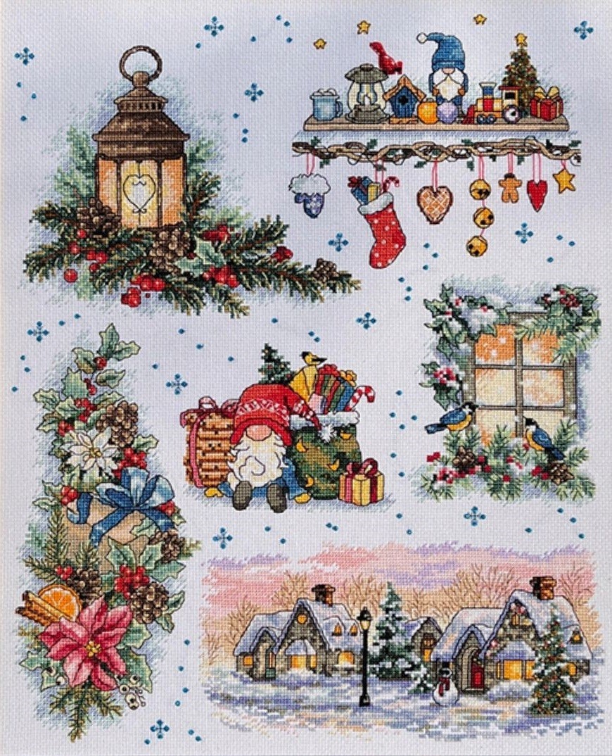 Набір для вишивання нитками M-0298