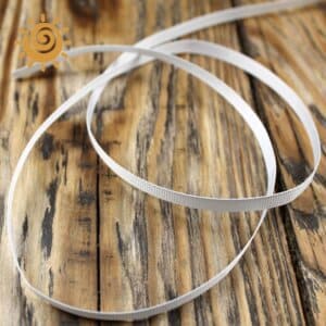 Стрічка репсова білого кольору