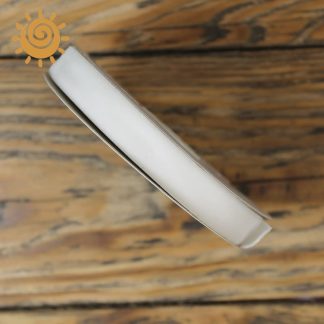 Бархатна стрічка білого кольору шириною 15 мм