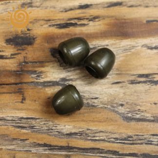 Закінчувач до шнурків, зеленого кольору