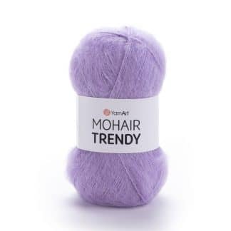 YarnArt Mohair Trendy 138, колір бузковий