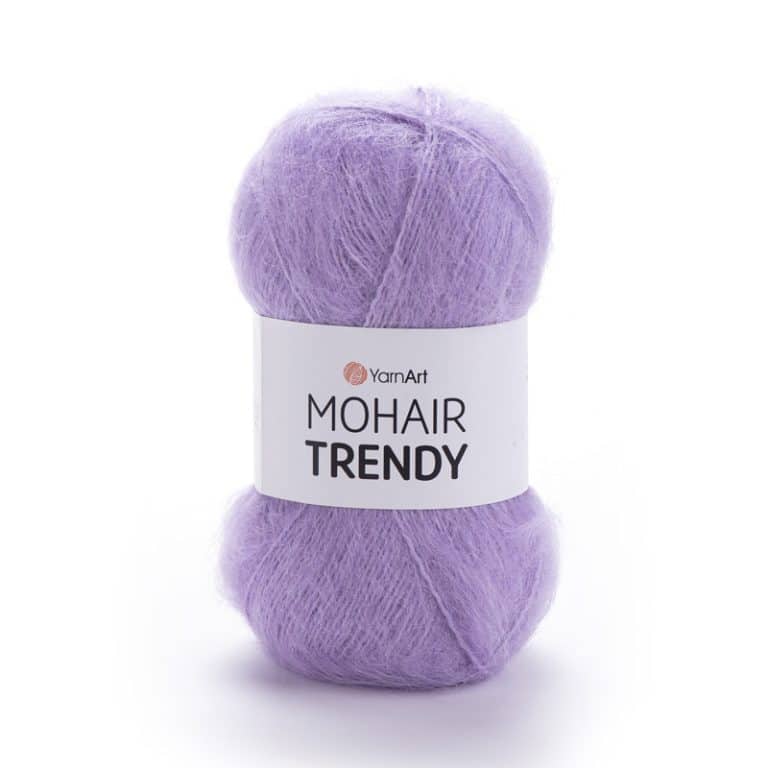 YarnArt Mohair Trendy 138, колір бузковий