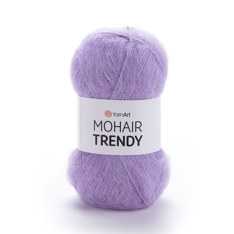 YarnArt Mohair Trendy 138, колір бузковий